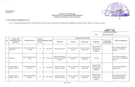 dar hiring region 6|DAR REGION VI IS HIRING FOR THE .